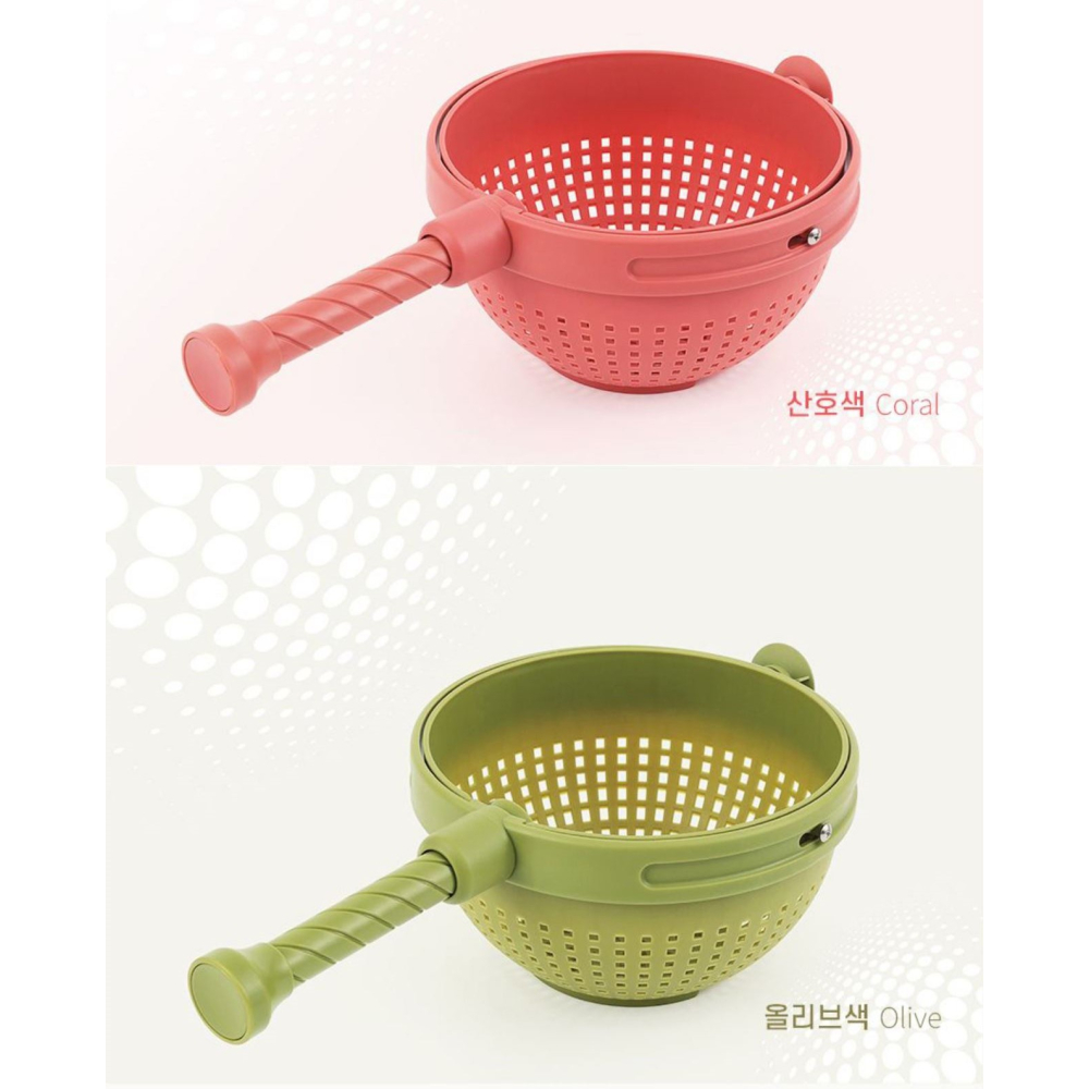 스피너 채소 탈수기 스핀 수동 손잡이 물빼기 음식 채소 나물 과일 샐러드 주방 - 상세 이미지 3