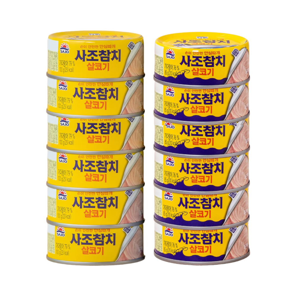 사조 살코기참치 12입(100gx6+85gx6) - 상품 이미지