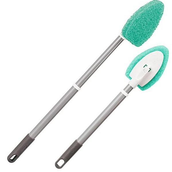 다용도 욕실 청소 솔 화장실 욕실 청소 브러쉬 길이 조절 - 상품 이미지