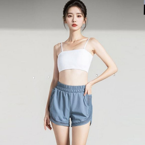 피트니스 운동 반바지 투인원 여성 런닝 쇼츠 헬스 통기성 - 상품 이미지