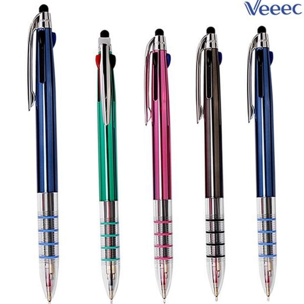 0.7mm 3색 볼펜 다기능 다색 볼펜 필기구 학용품 사무용 선물 - 상품 이미지