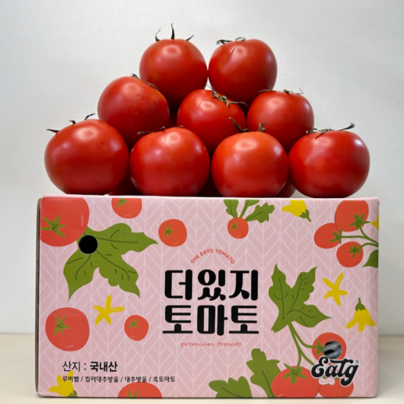 자연가득 아삭하고 단단한 과육의 유럽종 완숙 토마토 - 상품 이미지