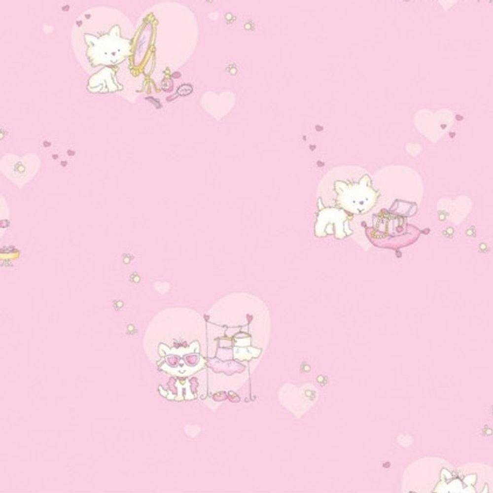 고양이 핑크 인테리어 벽지 시트지 리폼 가구 - 상품 이미지