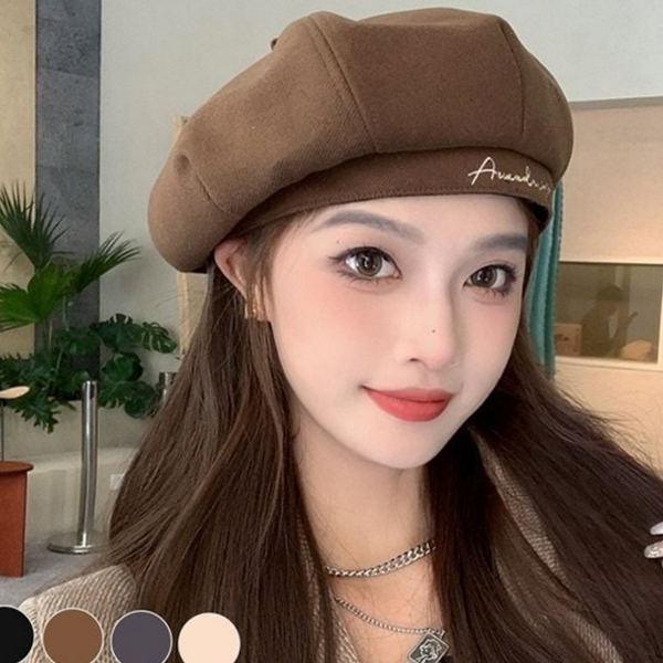 데일리 여성 베레모 클래식 가을 베레모 모직 겨울 - 상품 이미지