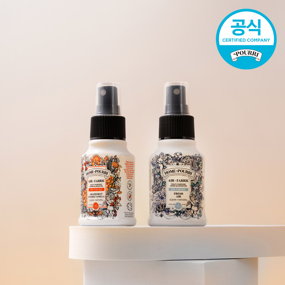푸푸리 홈푸리 섬유 드레스 퍼퓸 실내 방향 탈취 제 41ml, 1+1 - 상세 이미지 3