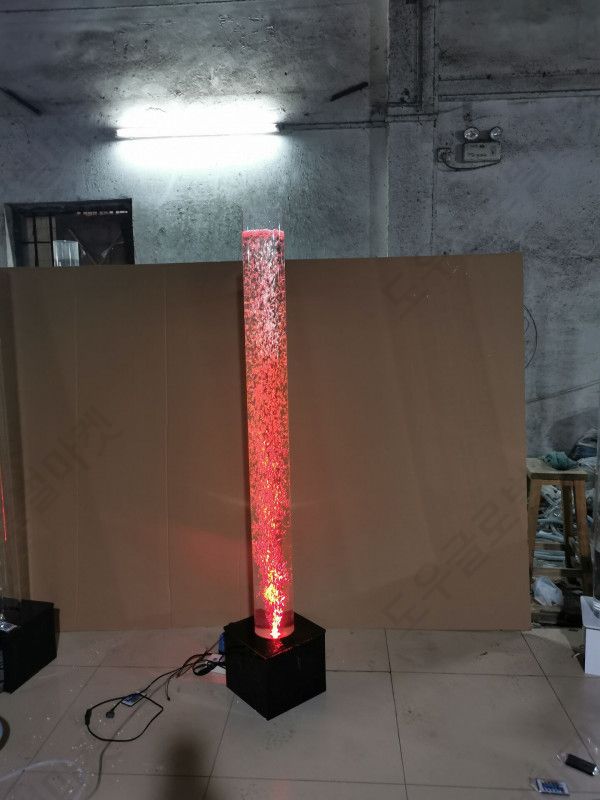 워터파티션 저소음 대형 식당 장식용 스탠딩 폭포 가벽 수족관 - 상세 이미지 4