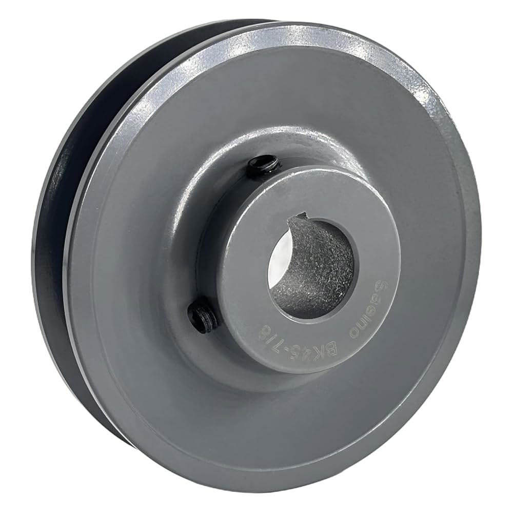 Saelno BK45-7/8 v 벨트 풀리 7/8 인치 보어 4.25 OD, 시브 주철 AAX BX 4L 5L 벨트, BK4578 - 상품 이미지