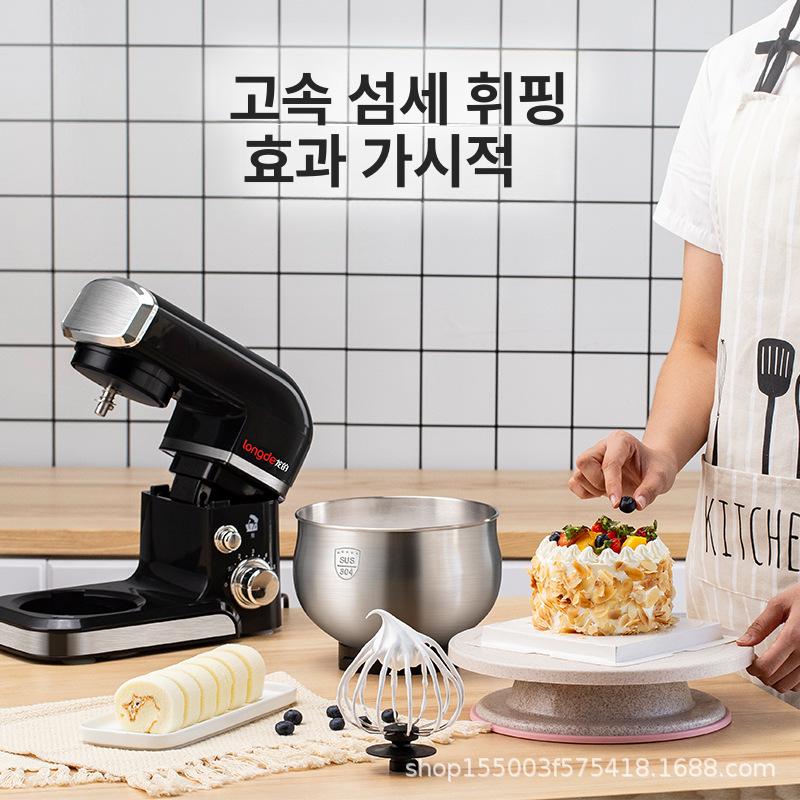 스탠드 반죽기 제빵 SUS304 스텐 볼 3 5리터 대용량 가정용 다용도 강력 전동 연녹색 (하나 주문 가능) 600W - 상세 이미지 2