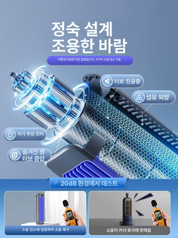 미니 휴대용 데스크탑 소형 사무실 학생용 가정용 신형 딥스페이스그레이 [충전식] 2000mAh - 상세 이미지 4