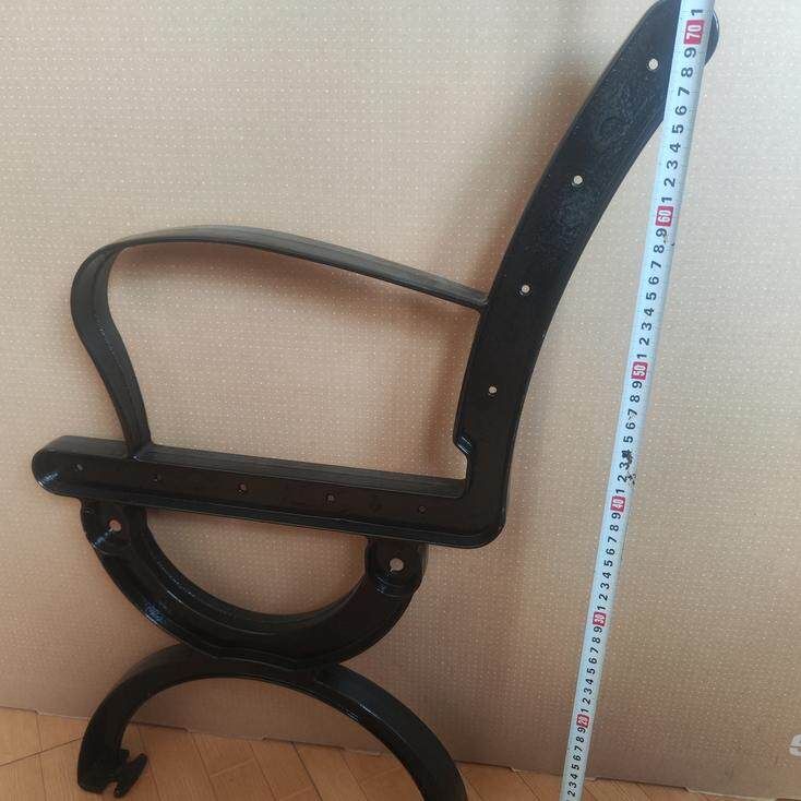 공원벤치 수리용 주물 다리 받침 작은에이트 평의자 38x36cm 2.5kg - 상세 이미지 5