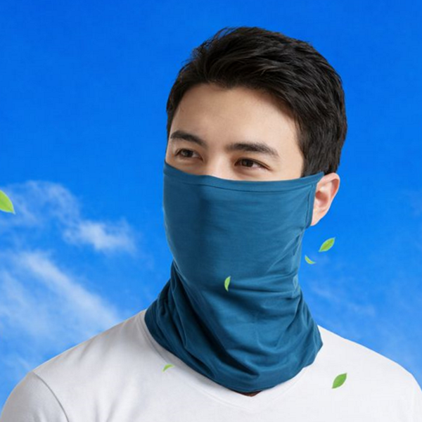 스포츠 자전거 마스크 귀걸이 메쉬 마스크 자외선 차단 쿨링 - 상품 이미지