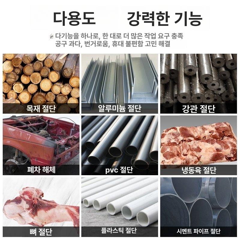 3개 미니전동톱 단일 가방 핸디 고속절단 충전식 톱날 전기 체인톱 벌목 목공 절단 전기톱 - 상세 이미지 3