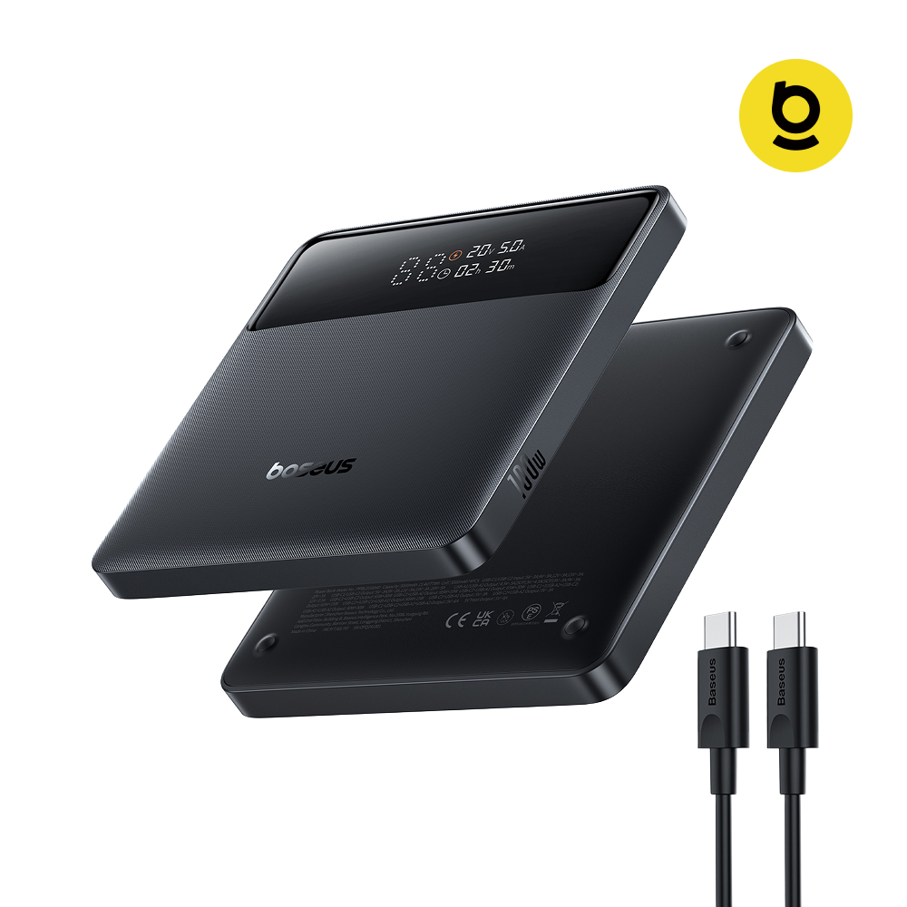 베이스어스 노트북 보조배터리 초고속 충전 고속 대용량 배터리 20000mAh H1 100W - 상품 이미지