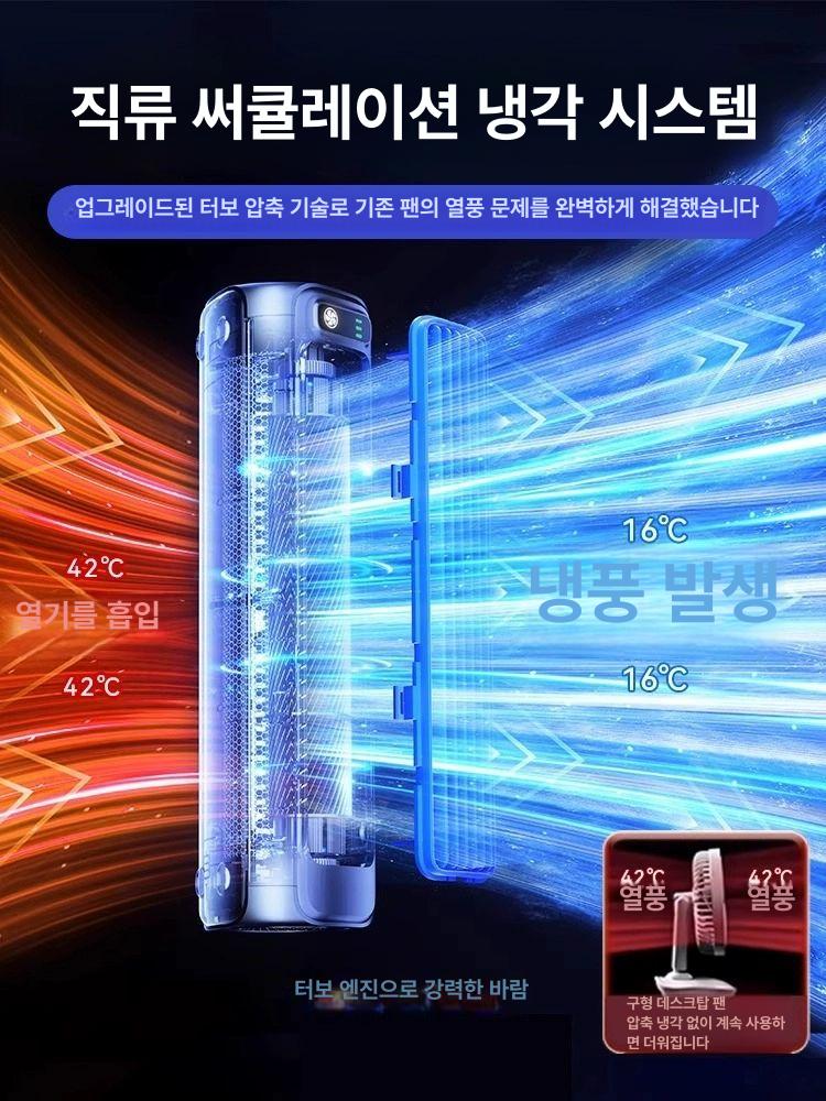 미니 휴대용 데스크탑 소형 사무실 학생용 가정용 신형 딥스페이스그레이 [충전식] 2000mAh - 상세 이미지 3