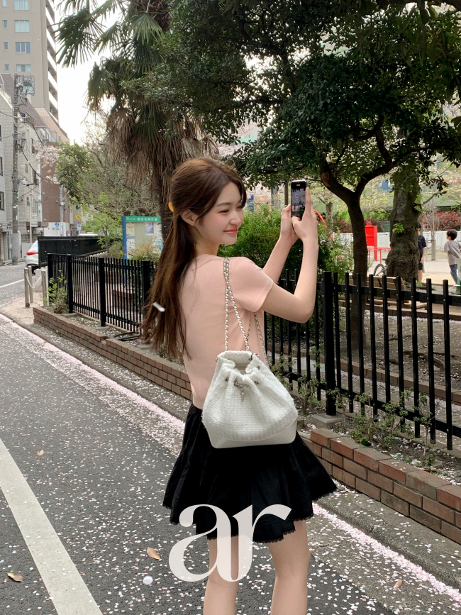 (MADE) 블랑코 뒷절개 세미크롭 라운드 반팔 티셔츠 ts4488 - 상세 이미지 5