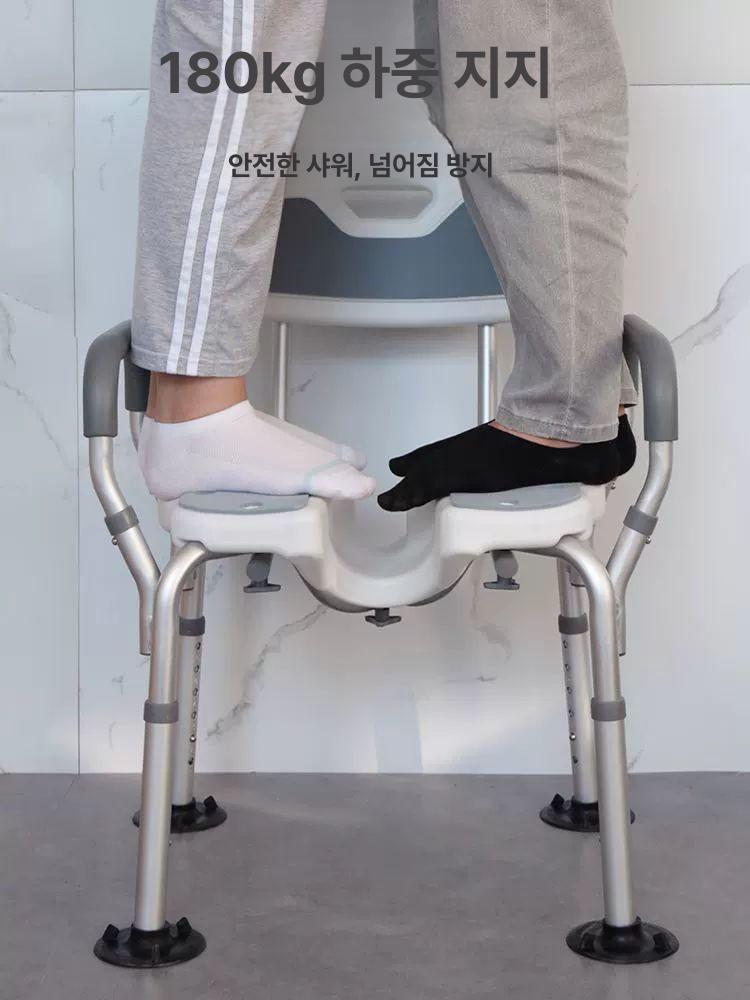 요양 병원 샤워 목욕 미끄럼방지 의자 욕실 05 홈세면대 논슬립발판 - 상세 이미지 4