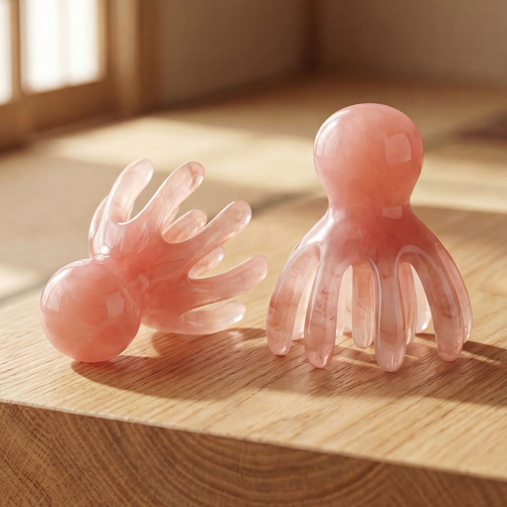 문어괄사 문어발 두피 바디 팔뚝 허벅지 종아리 괄사 마사지기 - 상세 이미지 2