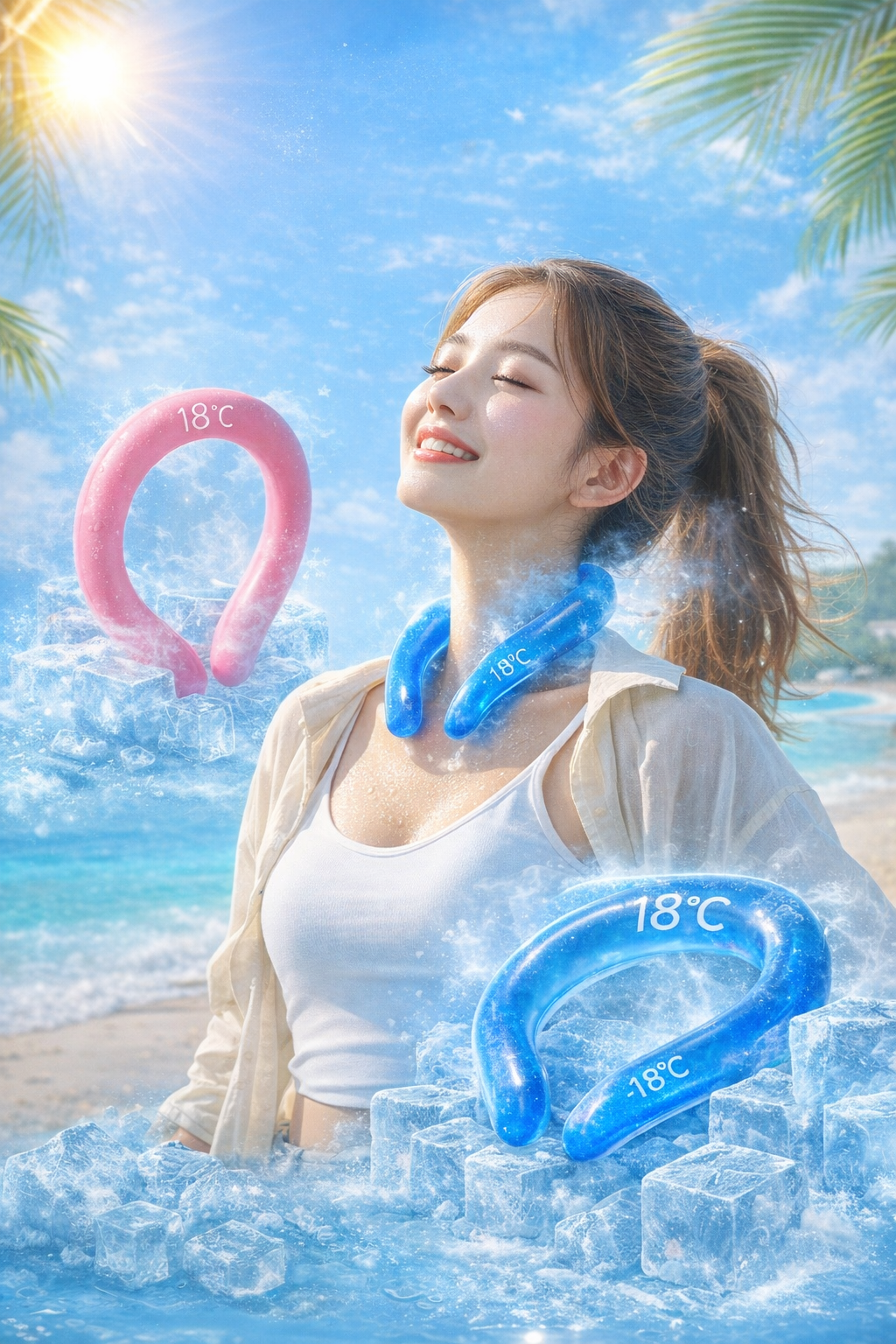 쿨스카프 넥쿨러 아이스 넥밴드 여름 쿨링 목 냉감 제품