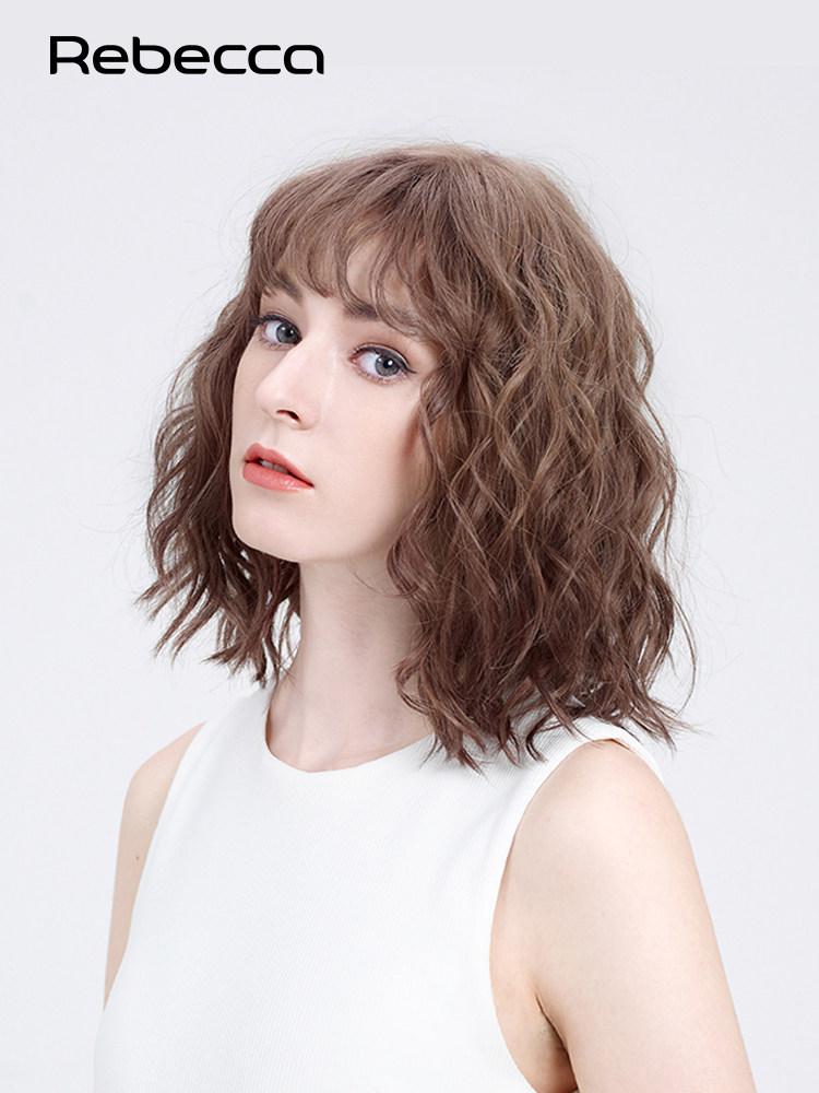 내추럴 남자장발 리프컷 데일리 통가발 세미 내츄럴 곱슬머리 남성장발가발 - 상세 이미지 2
