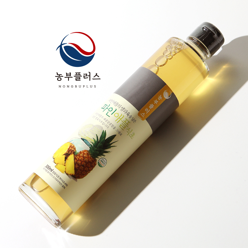 농부플러스 자연발효 파인애플식초 300ml - 상품 이미지