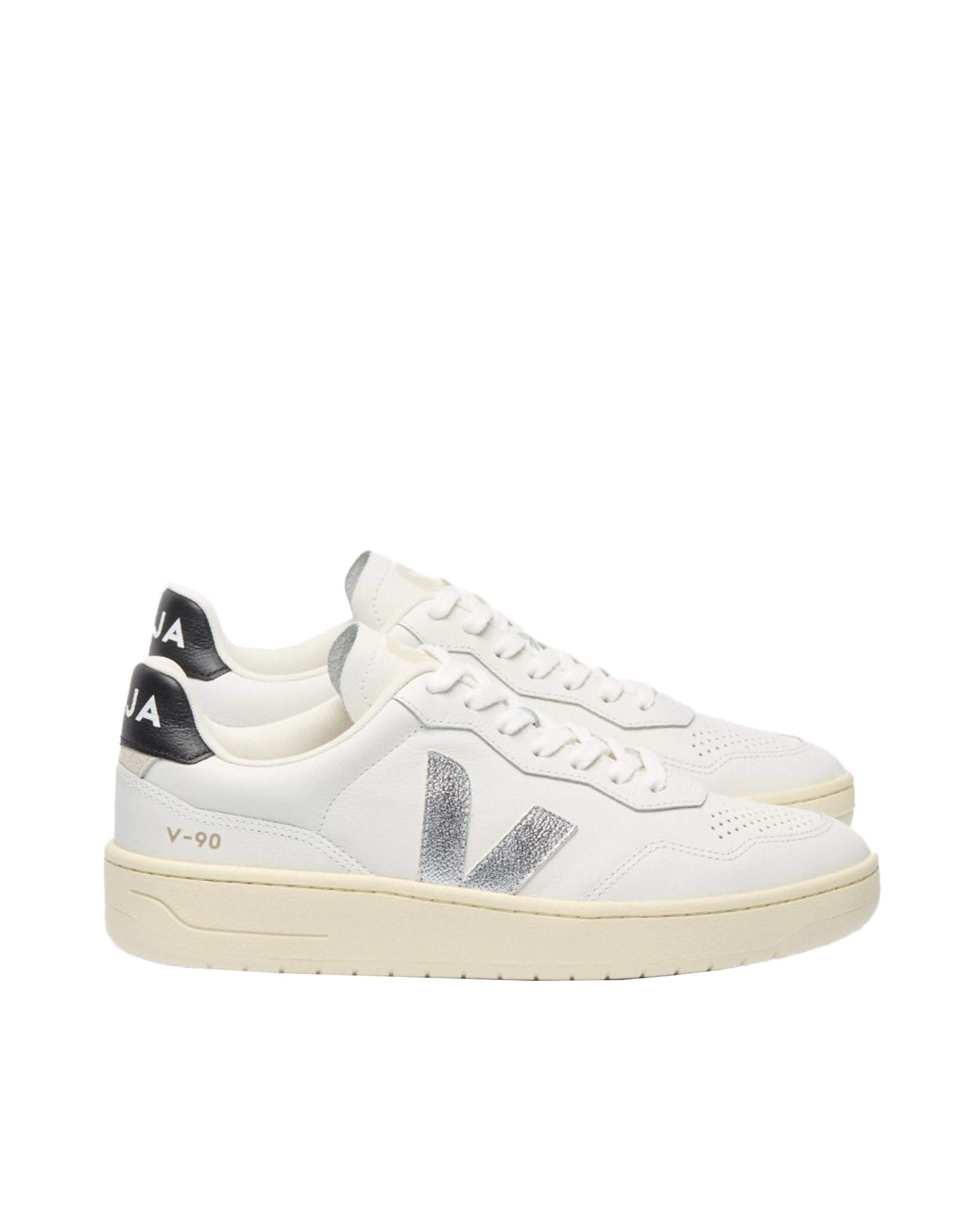 베자 여성 운동화 SS26 VD2020910WHITE_SILVER_BLACK - 상세 이미지 2
