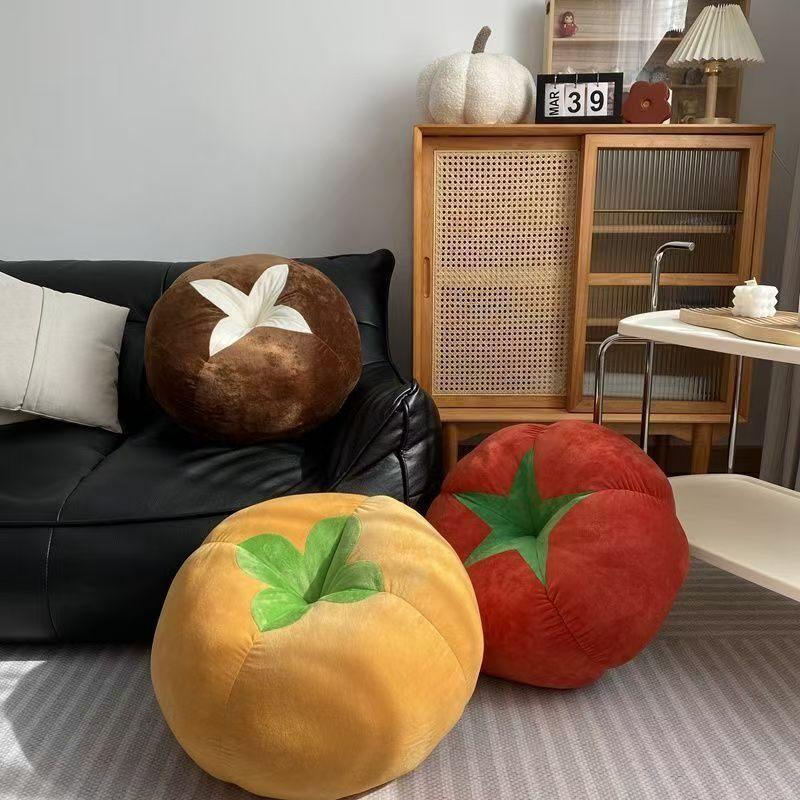 소파 쿠션 침실 버섯 토마토 베개 장식 토마토 26cm - 상세 이미지 3