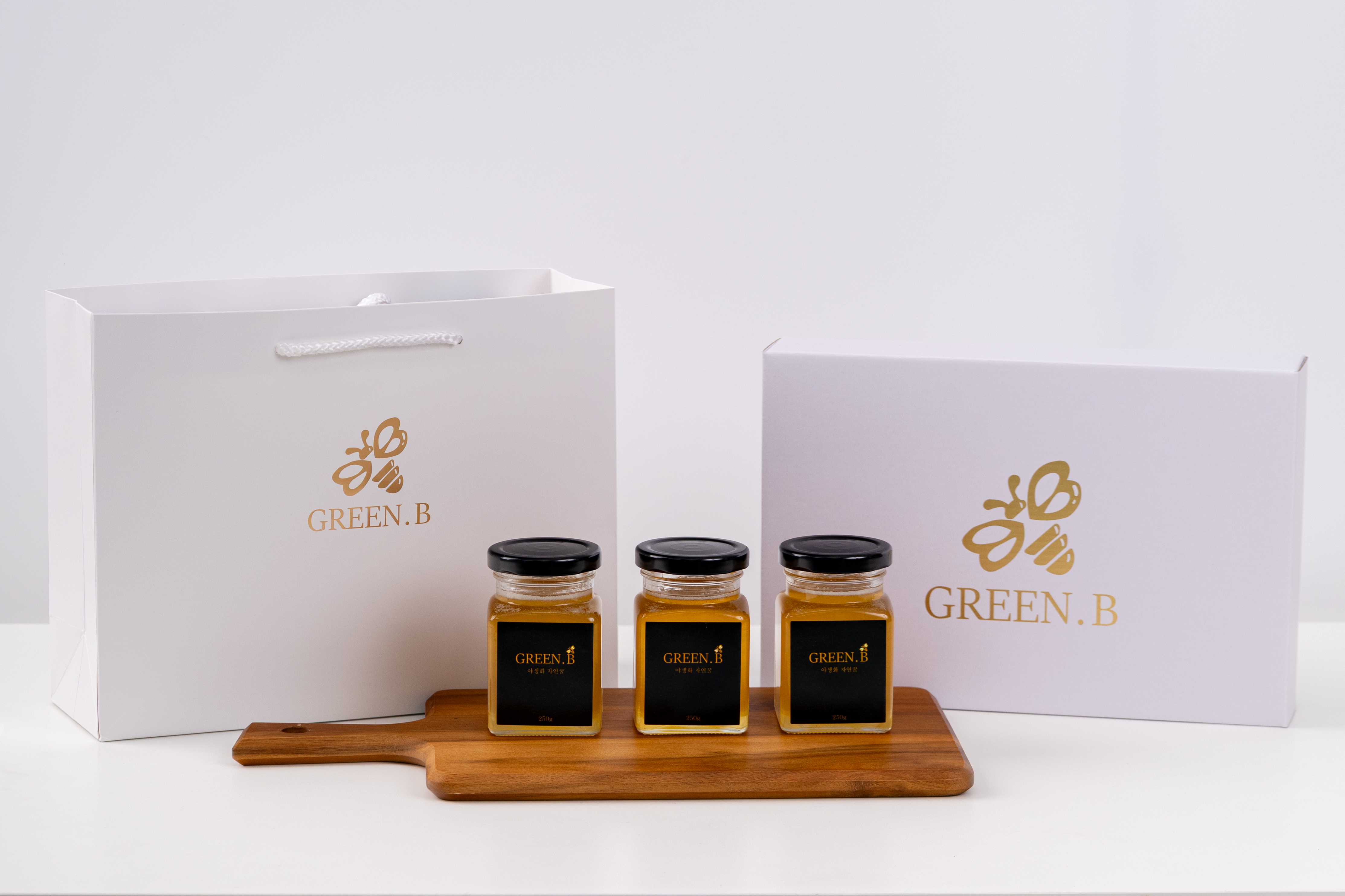 그린비 야생화 자연꿀 선물세트, 100%천연벌꿀 이미지 2