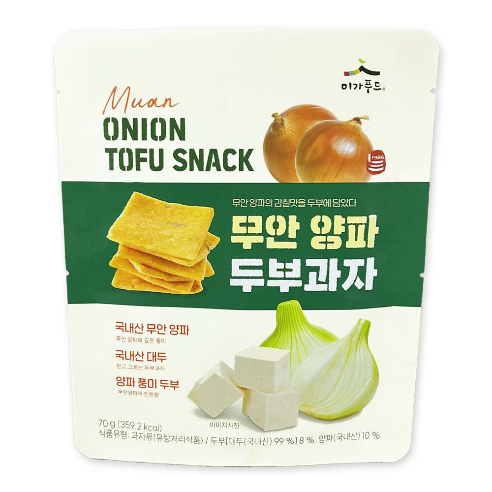 무안 양파 수제 두부과자 70g, 5개 - 상품 이미지