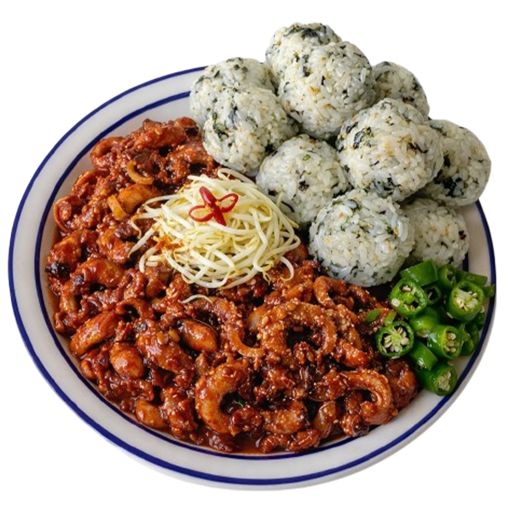 [팔톤상회] 원스킨 왕쭈꾸미로 만든 매운 쭈꾸미볶음(신라면보다 매워요 500g, 5개 이미지 6