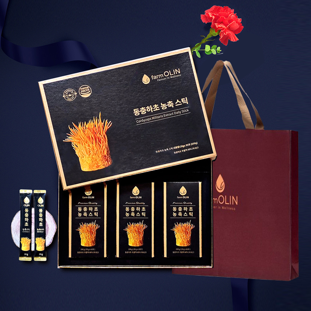 [VIP선물세트]귀리 동충하초 진액 고농축스틱 20g 30포 600g 프리미엄 동충하초 - 상세 이미지 2