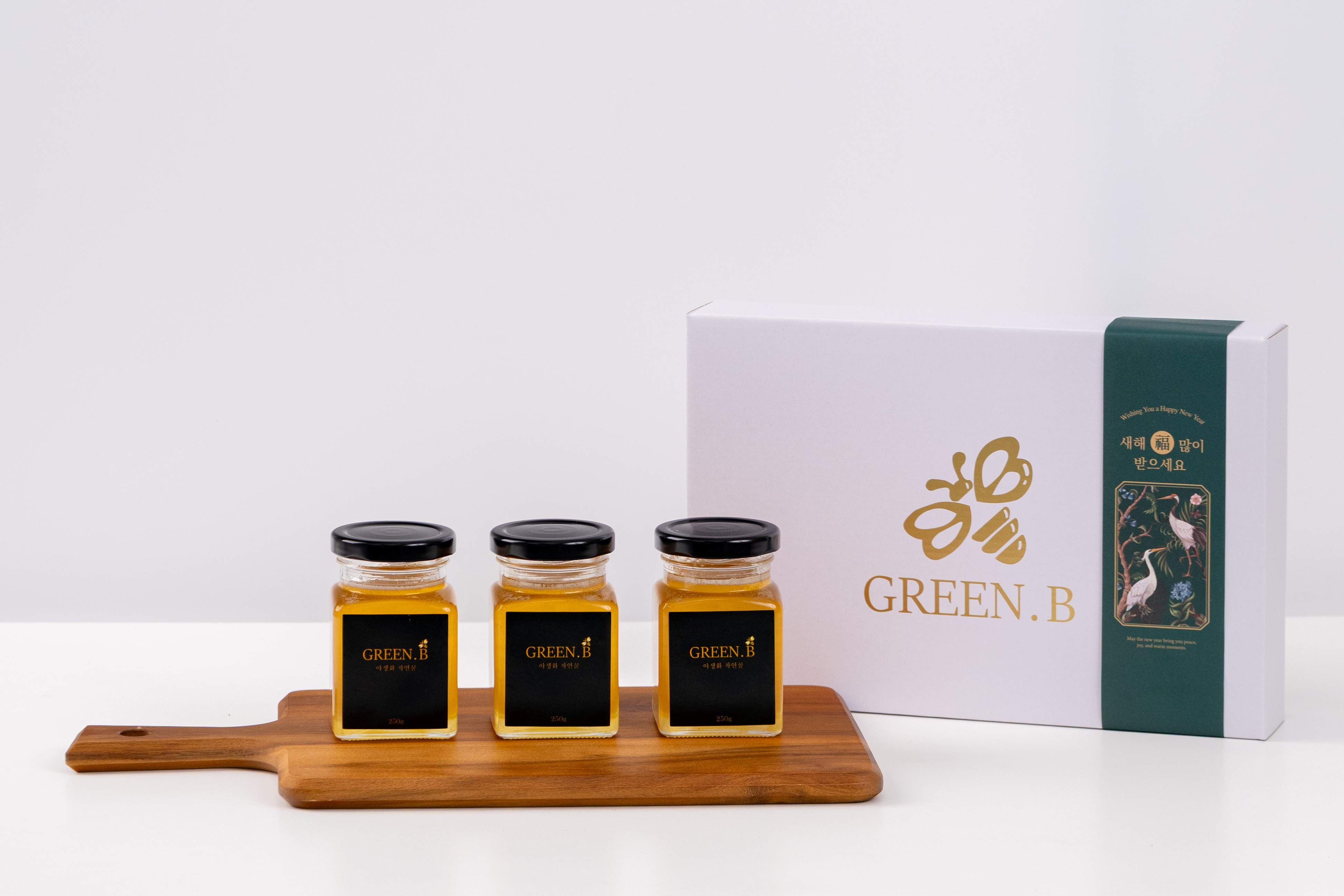 그린비 야생화 자연꿀 선물세트, 100%천연벌꿀 이미지 3