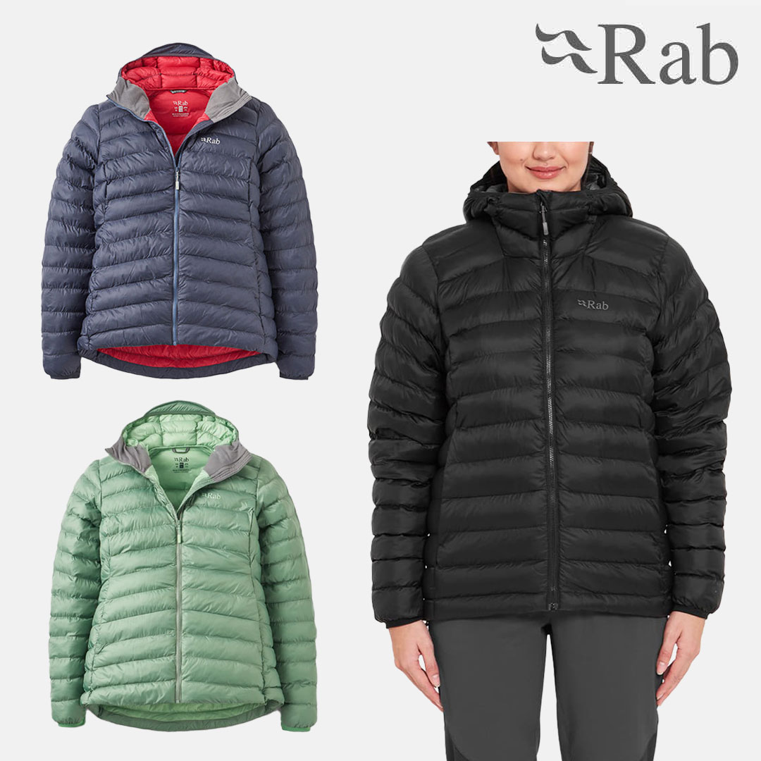 Rab 랩 씨러스 알파인 여성 자켓 백패킹 등산 경량 패딩 - 상품 이미지