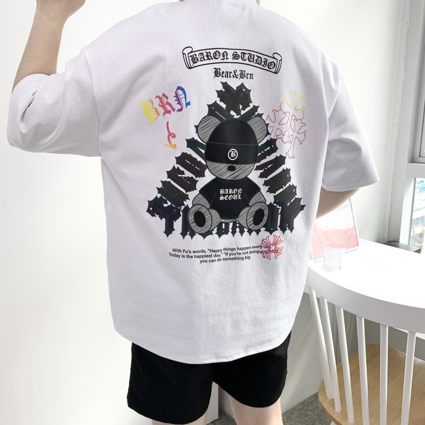 남자반팔티 오버핏 쿨티셔츠 쿨링 쿨론 냉감 아이스 여름 안비치는 커플 — 마무리