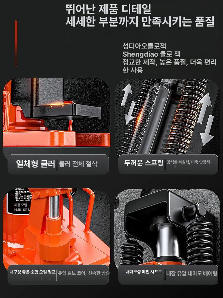 발톱작기 발톱작키 도구 표준 기계식 수직 5t 리프트 수출형 발톱 상위 지렛대 발톱자키 - 상세 이미지 5