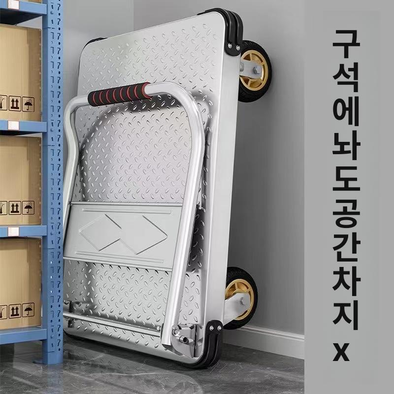 구르마 대차 이동식 바퀴 밀차 운반 카트 끌차 이사 이삿짐 짐수레 핸드카트 물류용 - 상세 이미지 4
