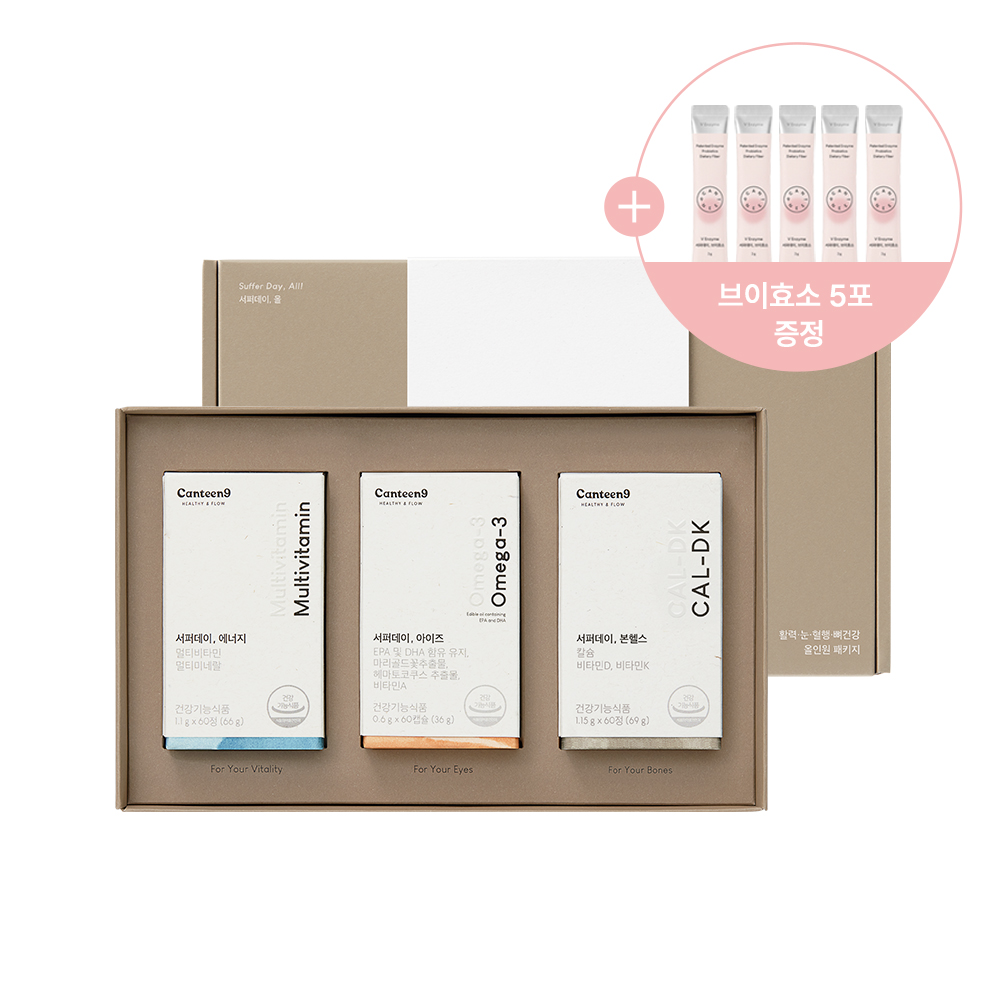 서퍼데이 올 30일분(1Box) 활력증진 눈 혈행 뼈건강 4대건강 올인원 건강기능식품 제품 이미지