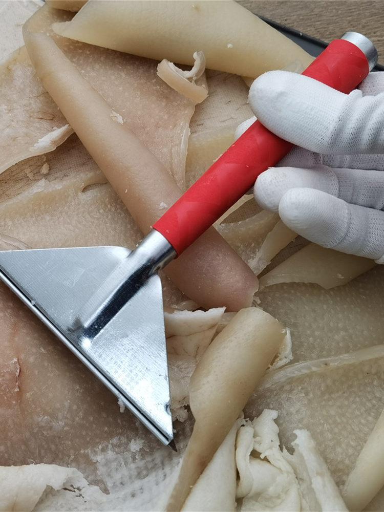 돼지껍질 양껍질 지방 제거 특수칼 주방 필수 도구 효율성 높은 요리 보조용품 - 상품 이미지
