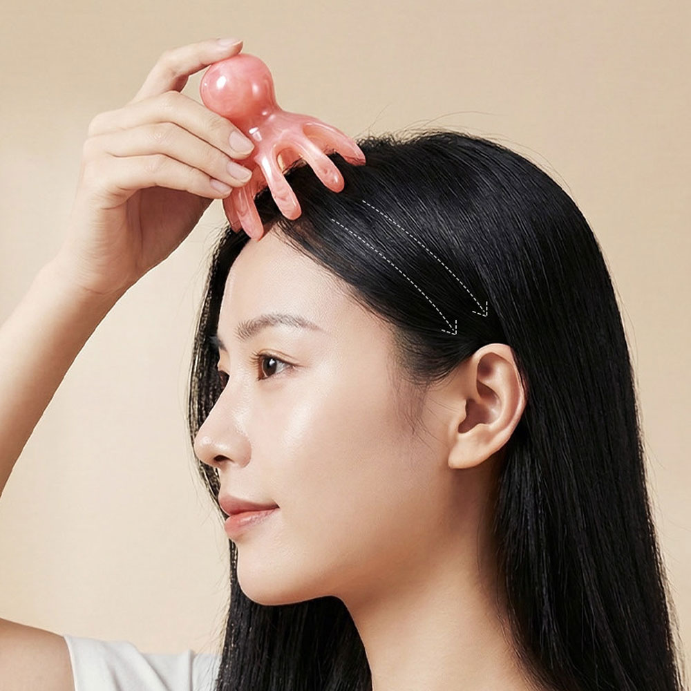 문어괄사 문어발 두피 바디 팔뚝 허벅지 종아리 괄사 마사지기 - 상세 이미지 3