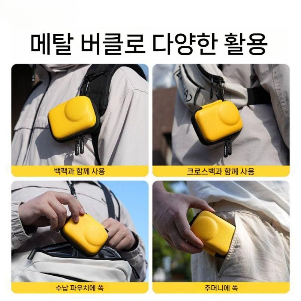 DJI 오즈모 액션6 바디 보호 가방 미니 소형 휴대용 케이스 여행용 파우치 - 상세 이미지 3