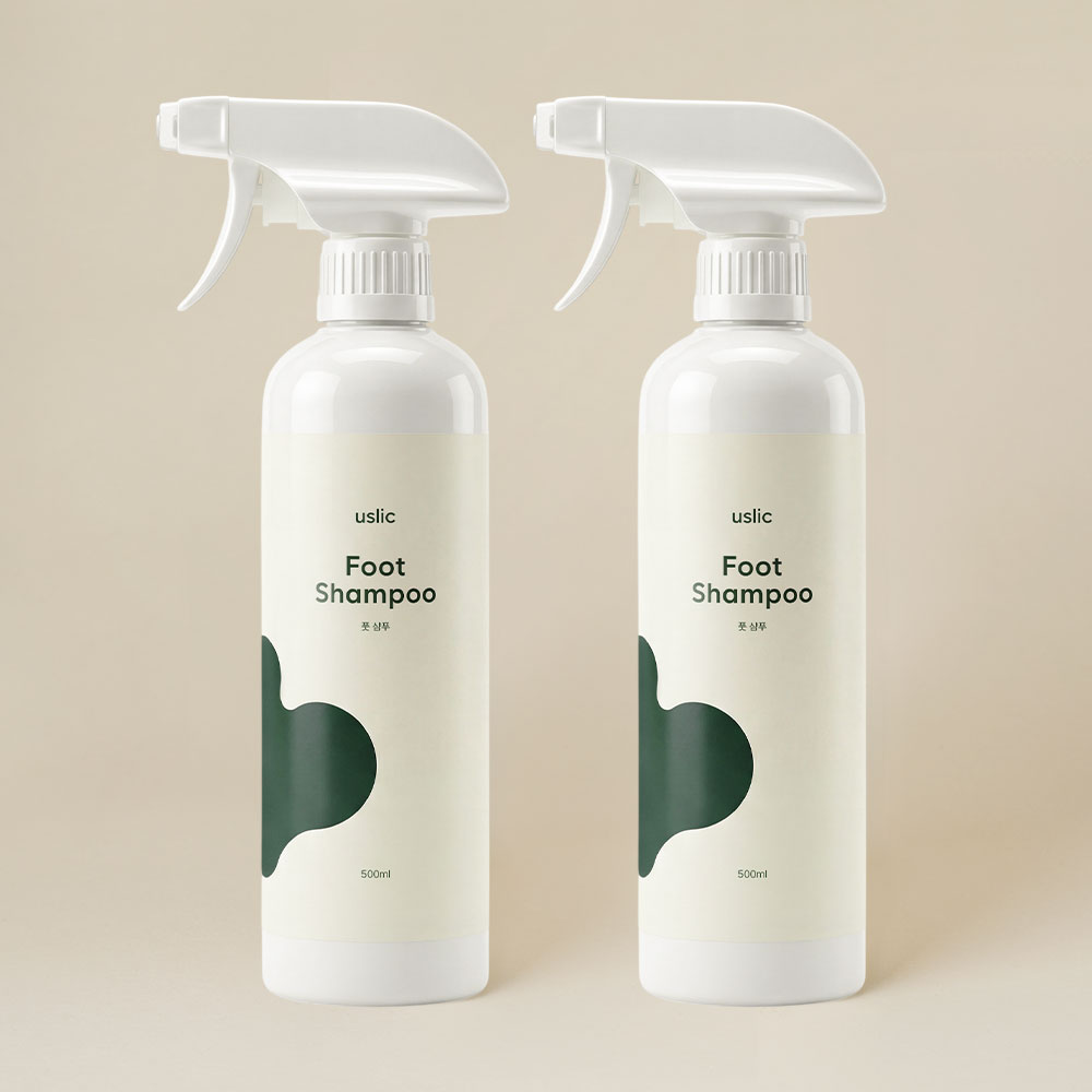 버블 풋샴푸 발샴푸 발세정제 풋케어 발냄새 제거 500ml, 2개 - 상품 이미지