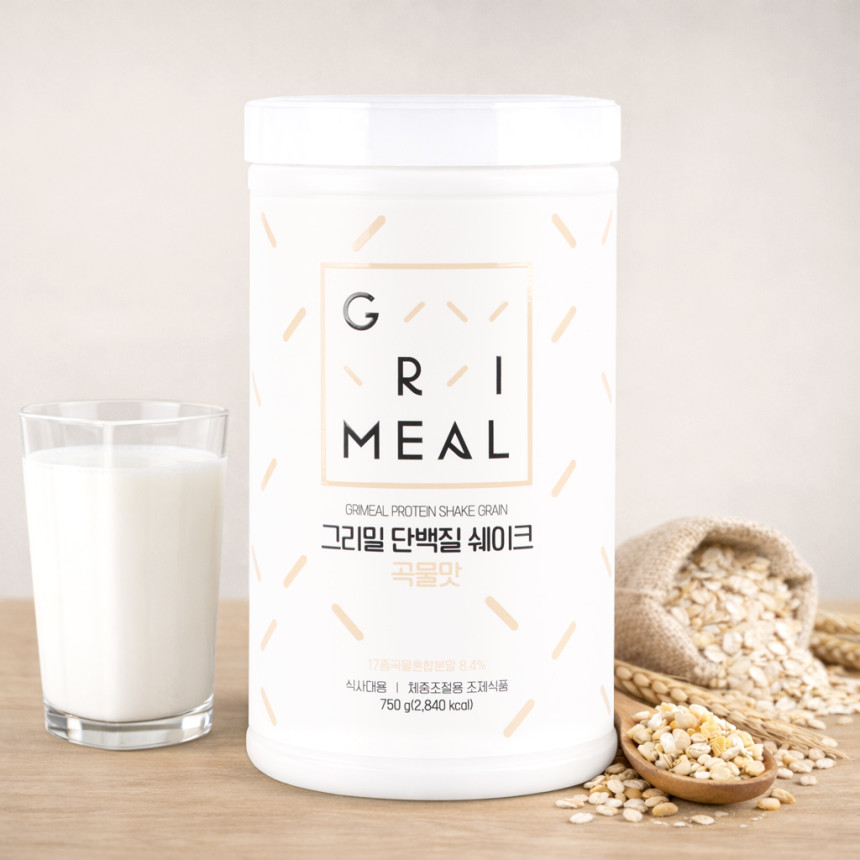 그리밀 단백질 쉐이크 750g 12가지 맛 식사대용 다이어트 식단