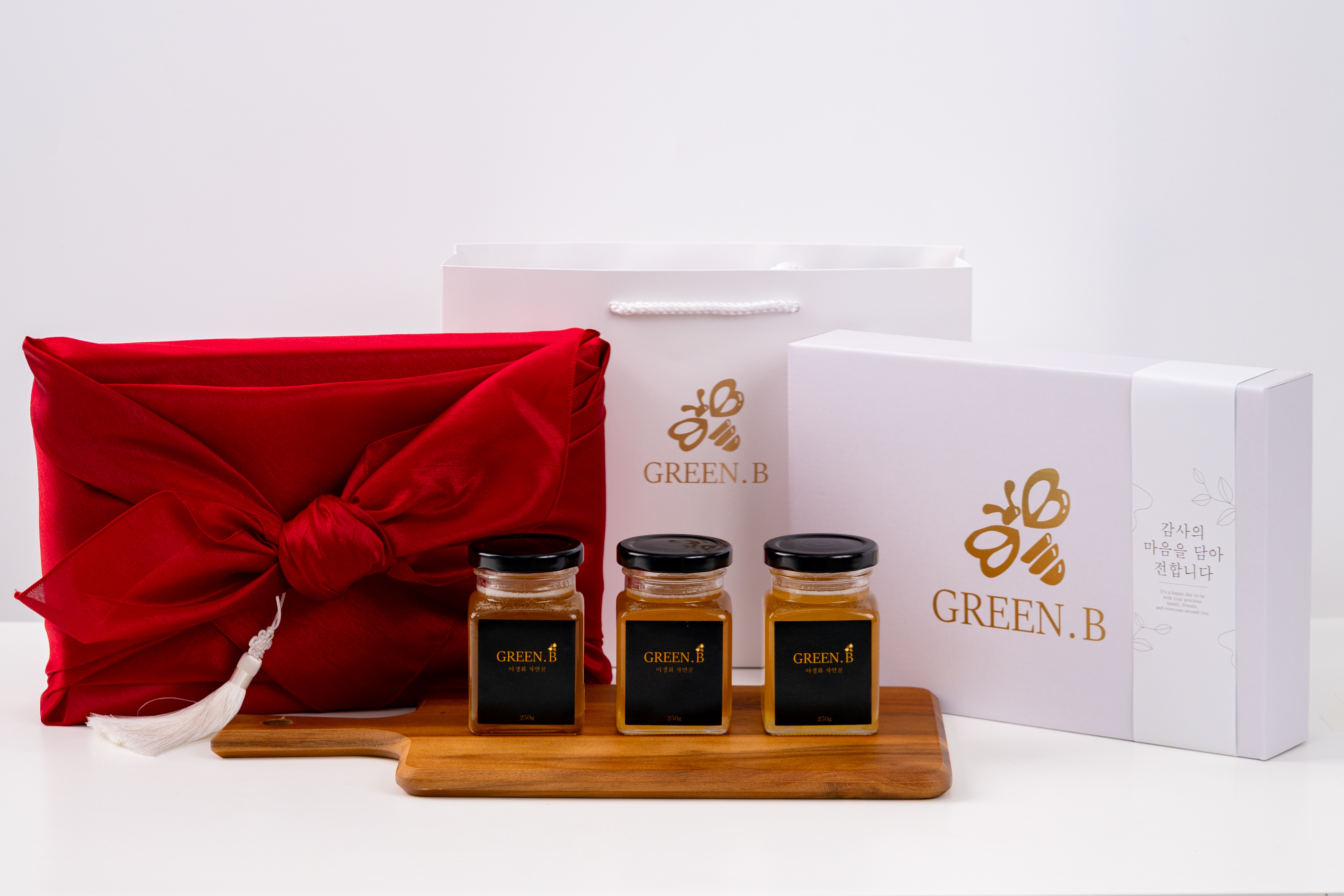 그린비 야생화 자연꿀 선물세트, 100%천연벌꿀 이미지 1
