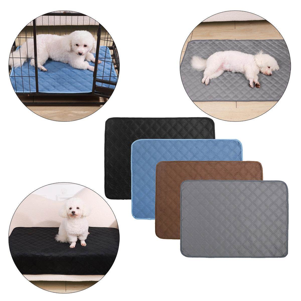 애견 방수 매트 반려견 강아지 고양이 배변 패드 논슬립 바닥 퀼팅 재사용 세탁가능 다용도 - 상품 이미지