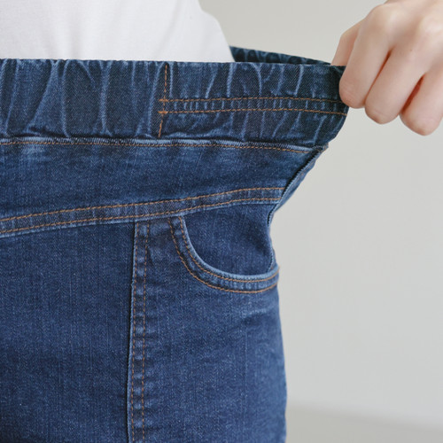 엄마옷 조이마담 PT90239 일자통 밴딩 청바지 데님팬츠 중년여성의류 - 상세 이미지 3