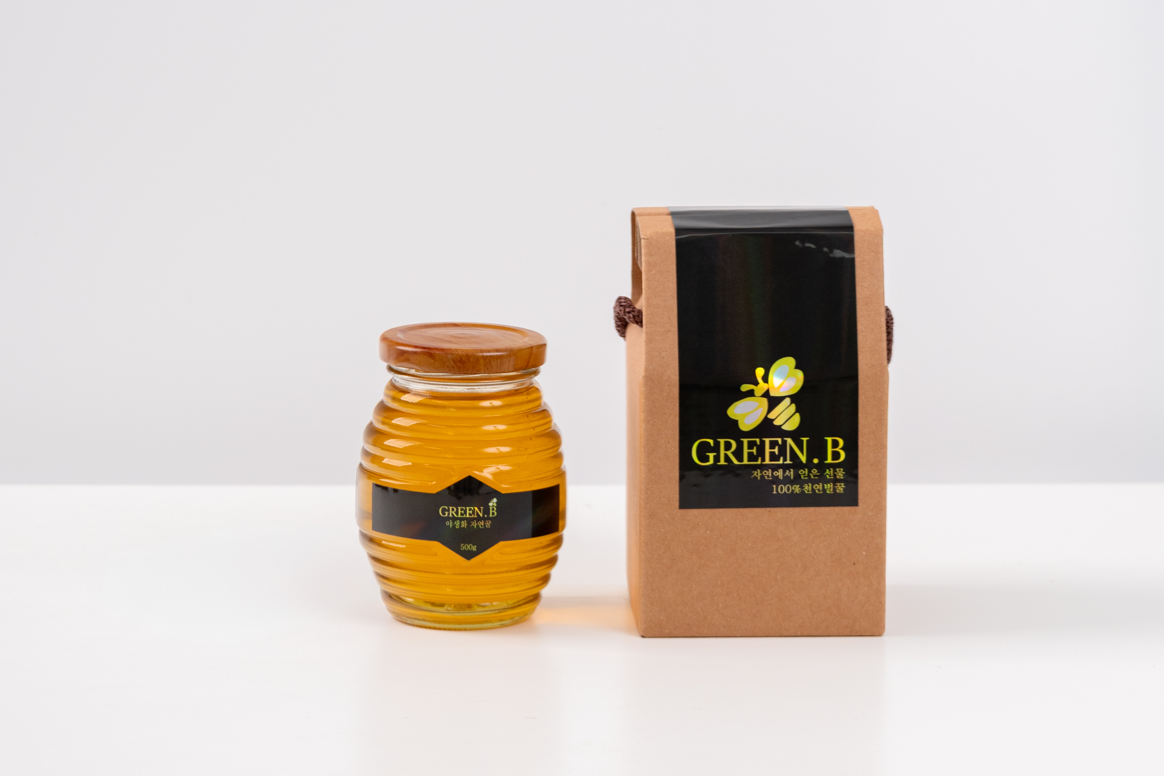 그린비 야생화 자연꿀 500g , 100%천연벌꿀 이미지 2