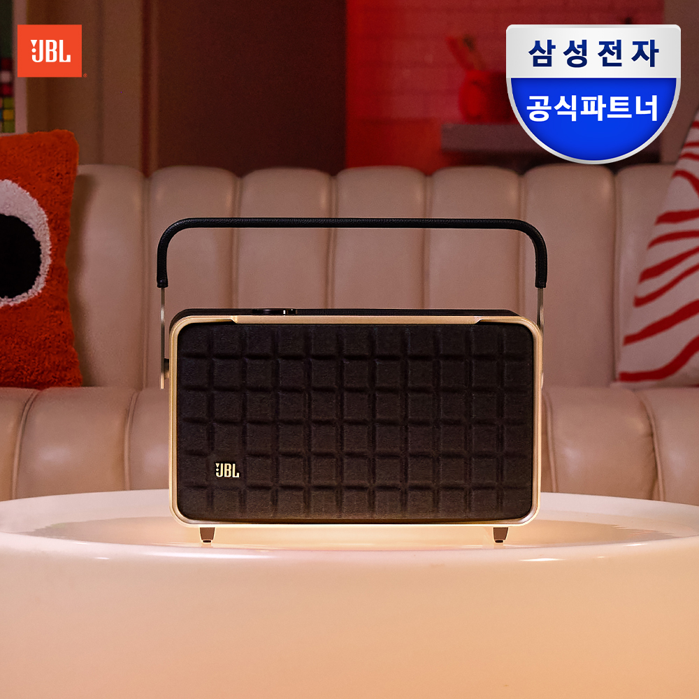 삼성공식파트너 JBL AUTHENTICS 300 어센틱 블루투스 스피커 블랙 제품 이미지