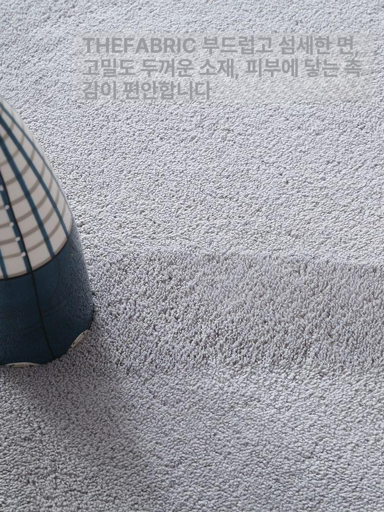 빨간 원형 카펫 카펫트 원형러그 거실카펫 원형카페트 대형카페트 - 상세 이미지 4