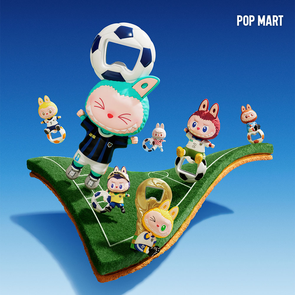 [팝마트] 라부부 더몬스터즈 THE MONSTERS x FIFA 시리즈 마그넷 오프너 - 상세 이미지 4
