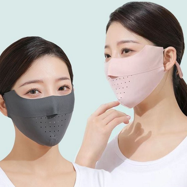통기성 여성 얼굴 마스크 스포츠 여성 골프 마스크 아이스 여름 - 상품 이미지