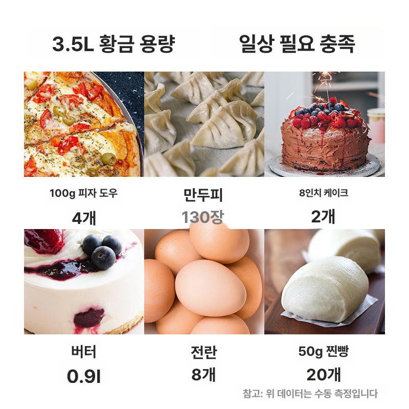 스탠드 반죽기 제빵 SUS304 스텐 볼 3 5리터 대용량 가정용 다용도 강력 전동 연녹색 (하나 주문 가능) 600W - 상세 이미지 3